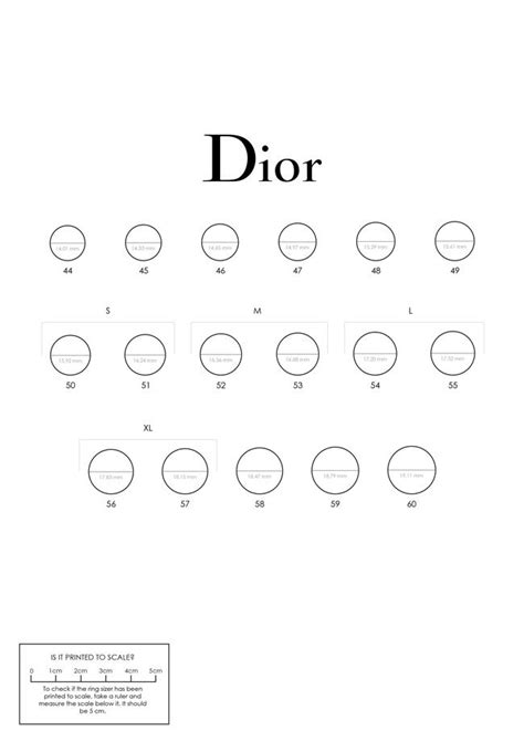 dior initial ring|Dior ring size chart.